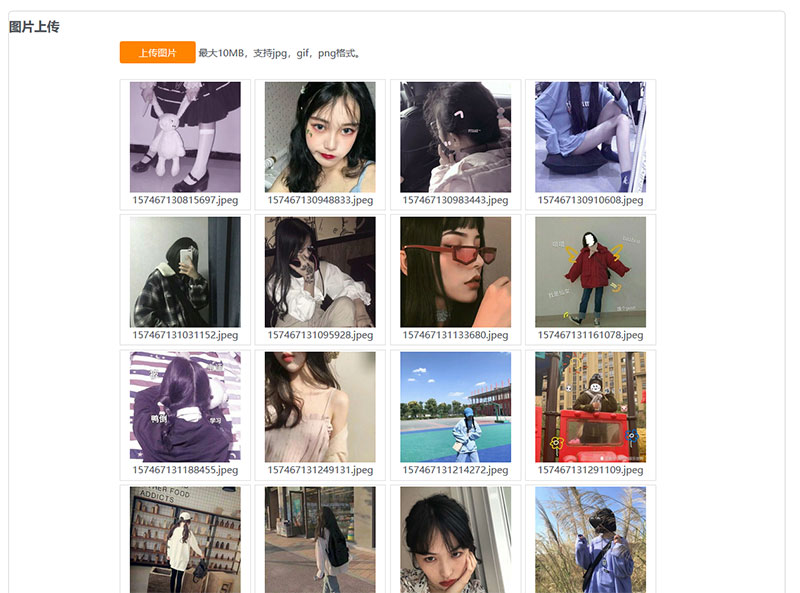 京东图床外链瀑布php源码-小菜博客