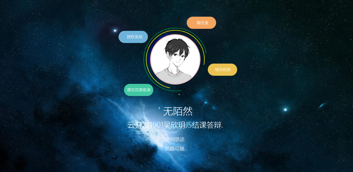 超简约上档次的个人介绍源码-小菜博客