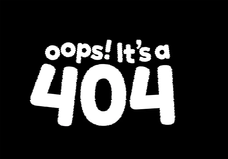 文字抖动动画特效404错误页面HTML源码-小菜博客