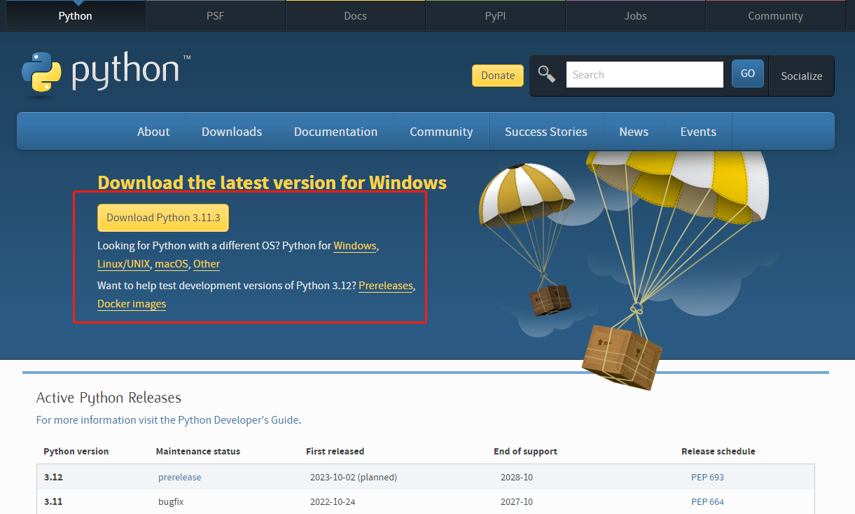 windows python fork-小菜博客